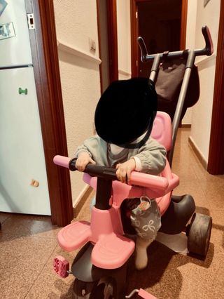 Triciclo infantil rosa