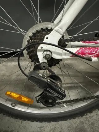 Bicicleta Rockrider 26 Blanca y Rosa