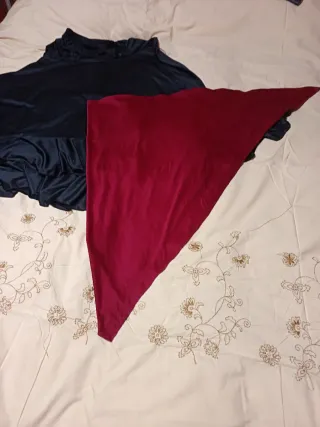 Falda flamenca con manton