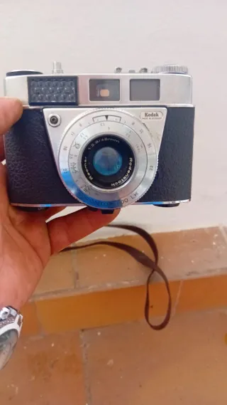 Cámara Kodak Antigua Marrón/Plata