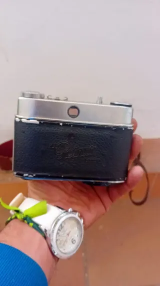 Cámara Kodak Antigua Marrón/Plata