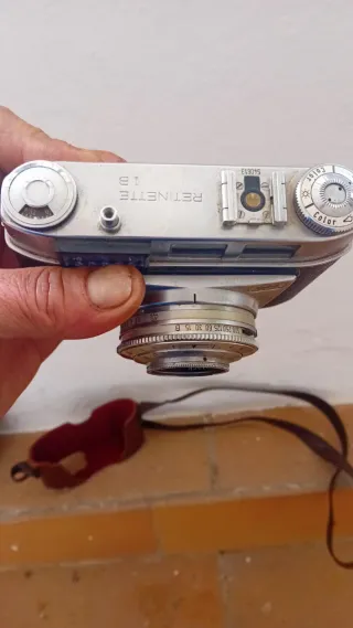 Cámara Kodak Antigua Marrón/Plata