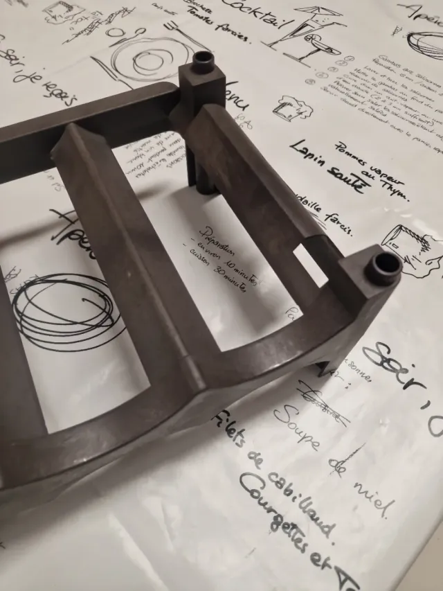 Botellero de plástico se dispone de 4 unidades