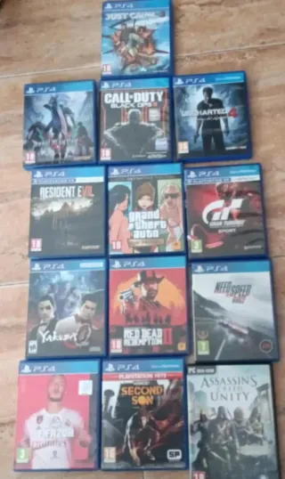 13 Juegos PS4 + 1 PC