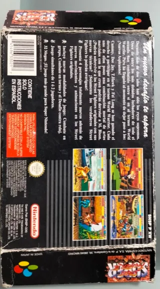 Super Street Fighter II - Super Nintendo PAL ESP