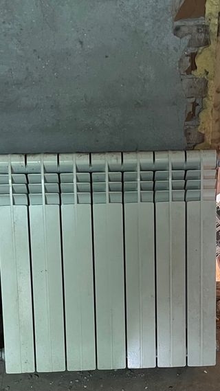 Radiador aluminio 7 y 10 módulos blanco