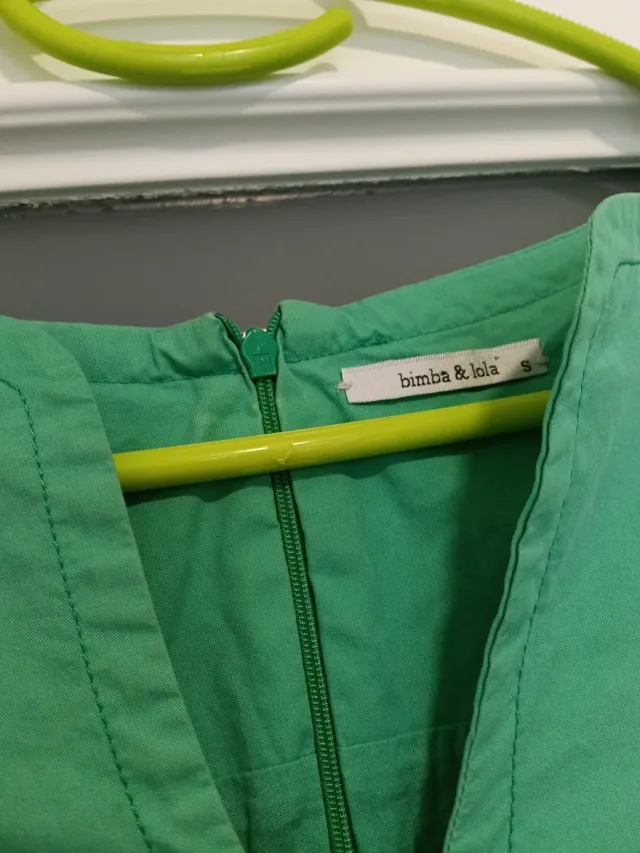 Vestido Bimba y Lola Talla S Verde