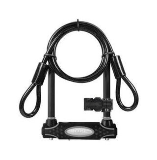 Candado forma U con soporte, llave y cab 8087