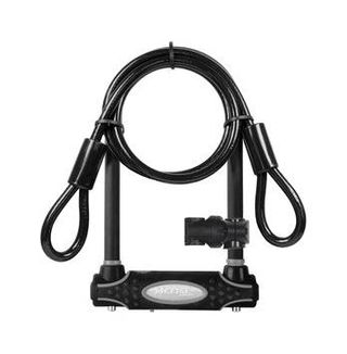 Candado forma U con soporte, llave y cab 8087