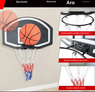 Canasta de baloncesto con red