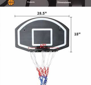 Canasta de baloncesto con red