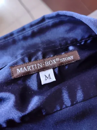 Camicia uomo slim in raso, come nuova