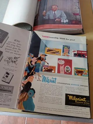 lote de revistas americanas años 50 encuadernadas