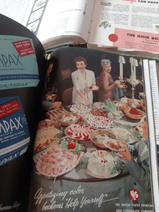 lote de revistas americanas años 50 encuadernadas