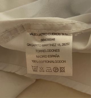 Camisa VALECUATRO blanca