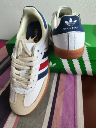 Zapatillas Adidas Samba OG Beige/Blanco