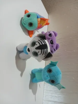 5 Peluches Sami Fish, Neptune, Little, Emoti 8/10c