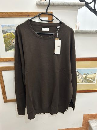 Maglione Jack & Jones Marrone 5XL