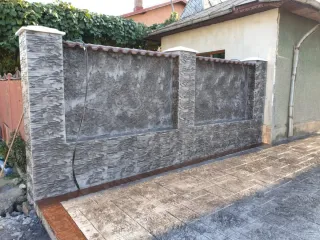 Hormigón Impreso Vertical Decorativo