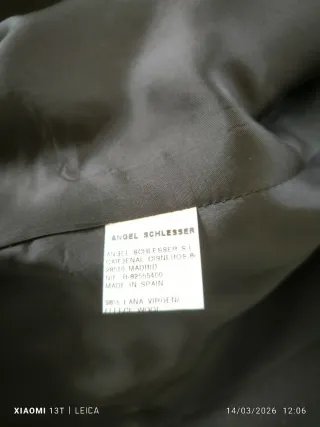 Chaqueta Angel Schlesser Negra Elegante