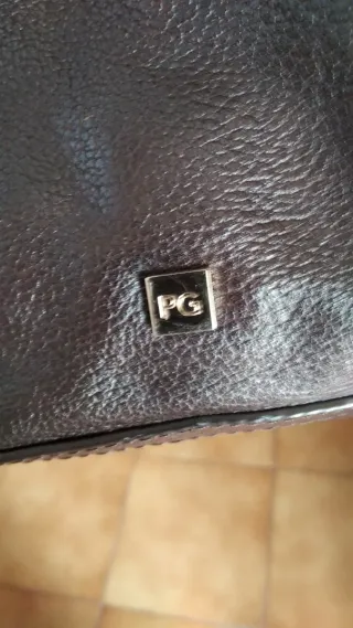 Bolso Purificación García Marrón Piel