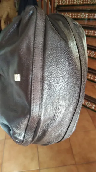 Bolso Purificación García Marrón Piel