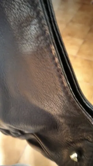 Bolso Purificación García Marrón Piel