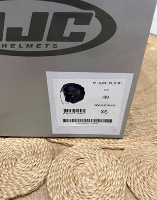 Casco Moto Jet HJC i30 Negro Mate