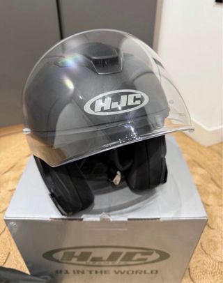 Casco Moto Jet HJC i30 Negro Mate