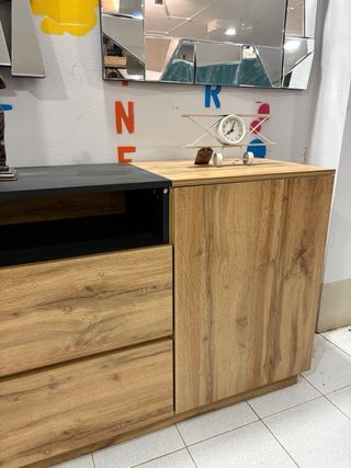 Mueble TV madera 2p2c