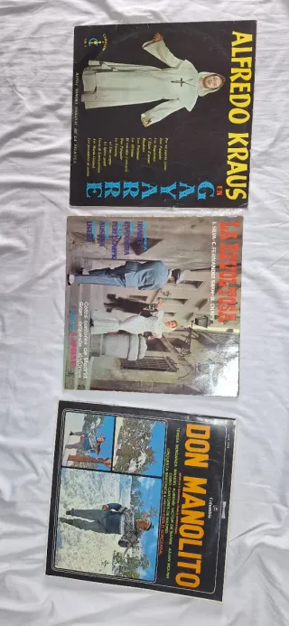 Lote 3 Vinilos Clásicos y Bandas Sonoras