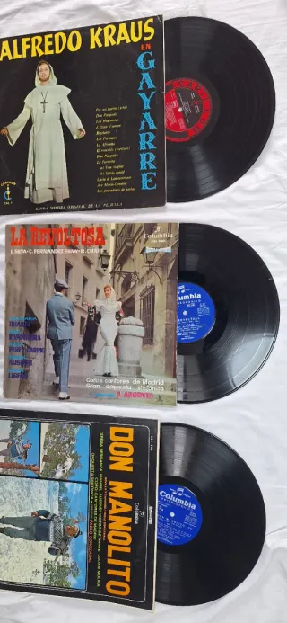 Lote 3 Vinilos Clásicos y Bandas Sonoras
