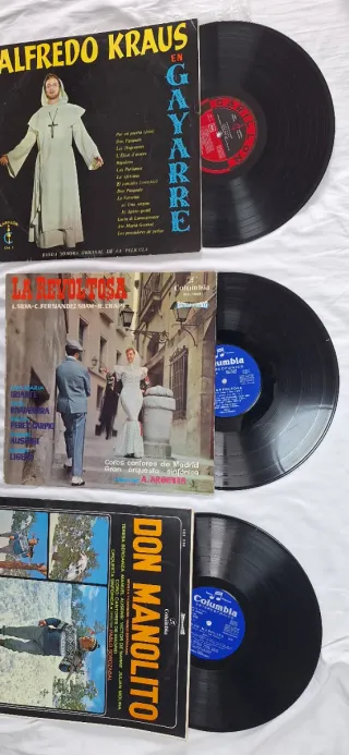Lote 3 Vinilos Clásicos y Bandas Sonoras
