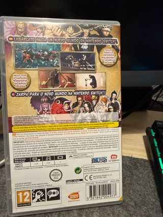 Caja Juego Nintendo Switch One Piece Pirate Warrio
