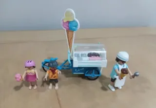 Playmobil Carrito de Helados con Figuras