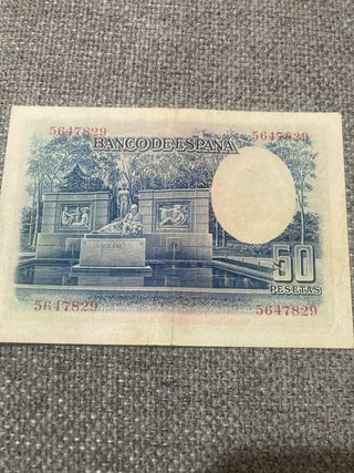 Billete 50 Pesetas Banco de España 1931