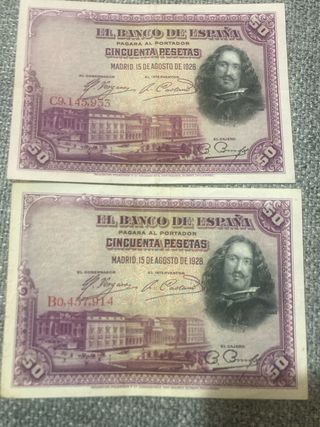 Billete 50 Pesetas Banco de España 1931