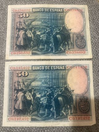 Billete 50 Pesetas Banco de España 1931