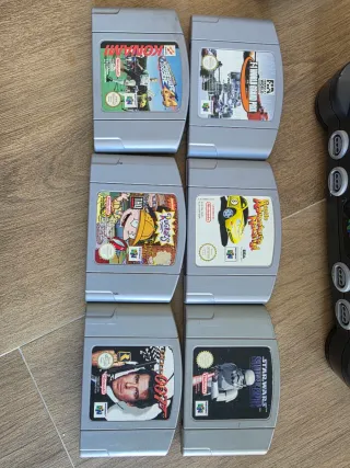 Nintendo 64 Consola + 6 Juegos + 2 Mandos