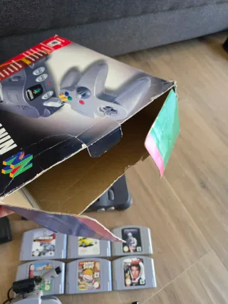 Nintendo 64 Consola + 6 Juegos + 2 Mandos