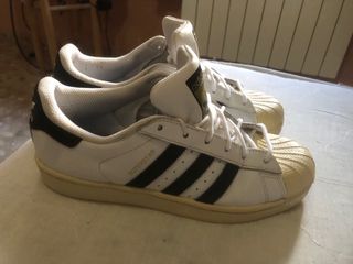 Zapatillas Adidas Superstar Unisex Blancas y negra