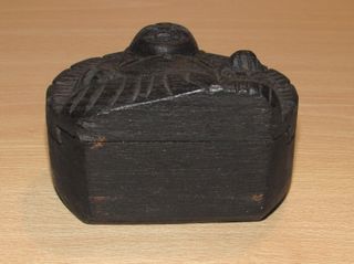 Estuche escala 5 pesa ponderales Buda Birmania XIX