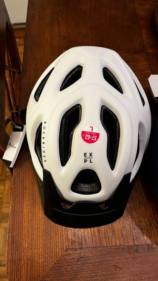 Casco Rockrider Talla L Blanco