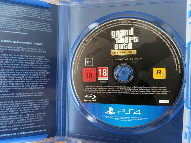 Grand Theft Auto Trilogy PS4 Edición Definitiva