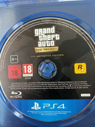 Grand Theft Auto Trilogy PS4 Edición Definitiva