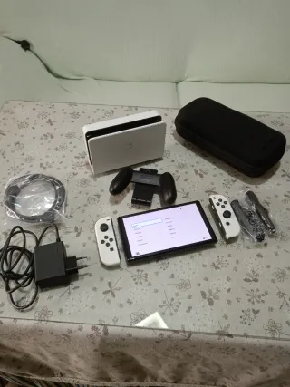Nintendo Switch OLED Blanca Completa