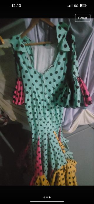 Traje de flamenca lunares