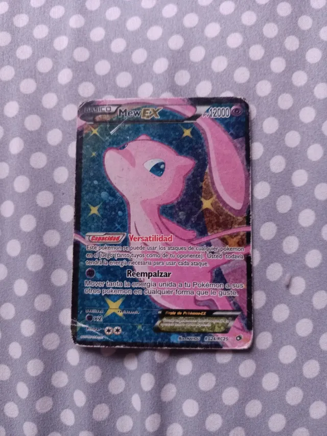 Carta Pokémon Mew EX Básica PV 12000