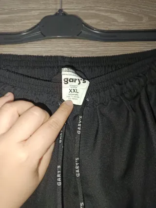 Pantalón chándal negro talla XXL