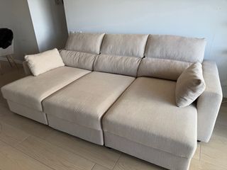 Sofá 3 plazas con chaiselongue Hillared